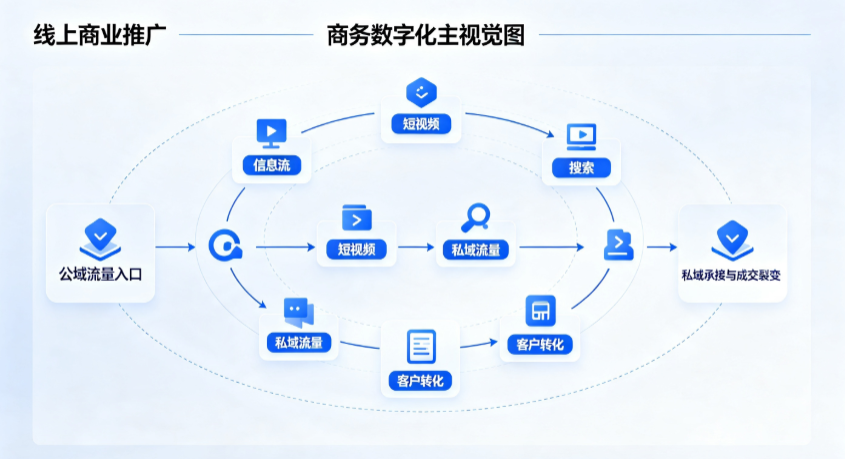 黑龙江线上商业推广怎么做？全域流量闭环搭建与低成本转化实战指南